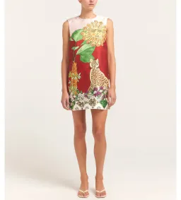 Alemais Tiger Mini Dress Multi Size AU 10 for rent on The Volte - image 1