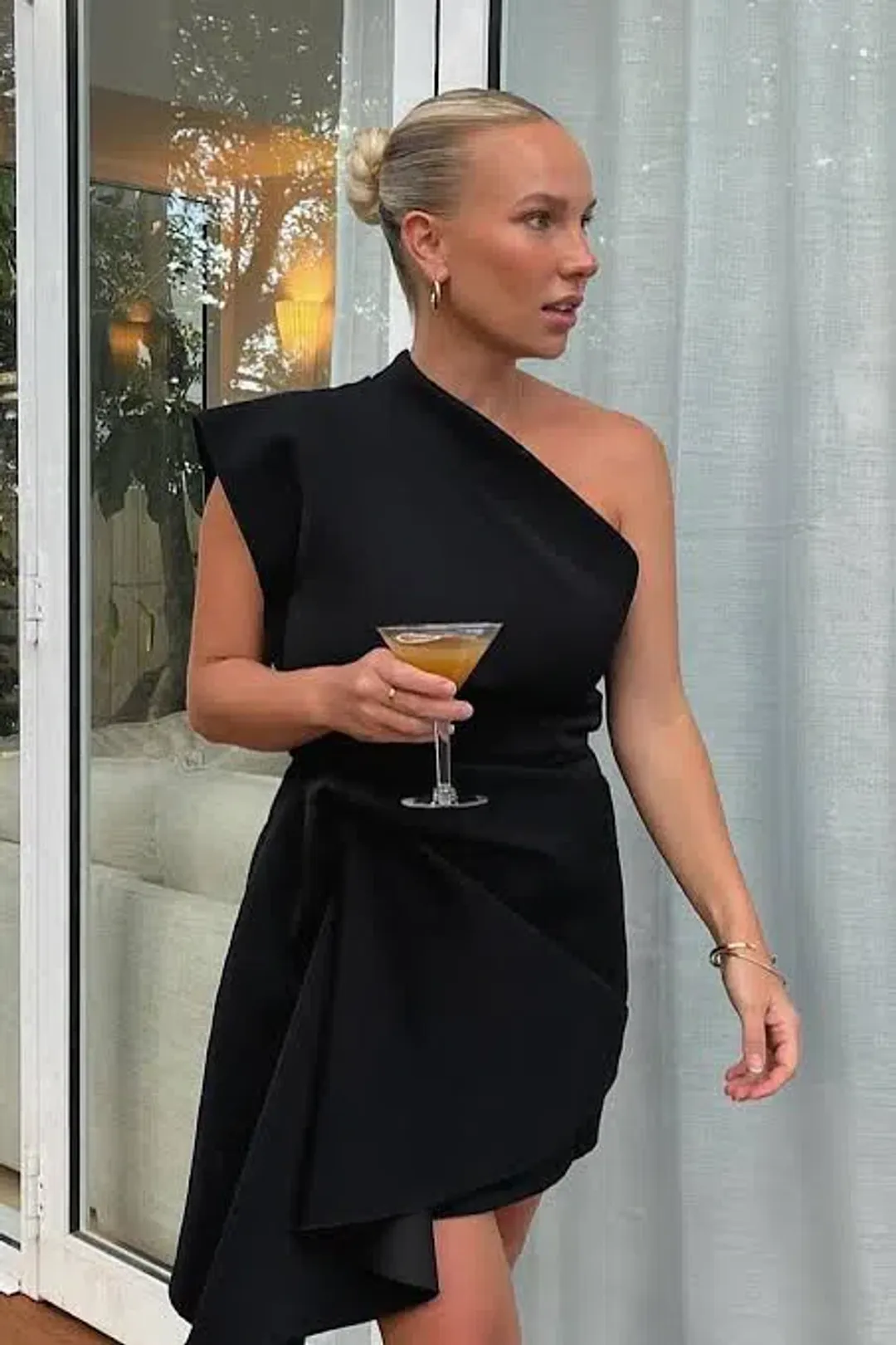 Acler Gowrie Mini Dress in Black Size 10 for rent on The Volte - main image