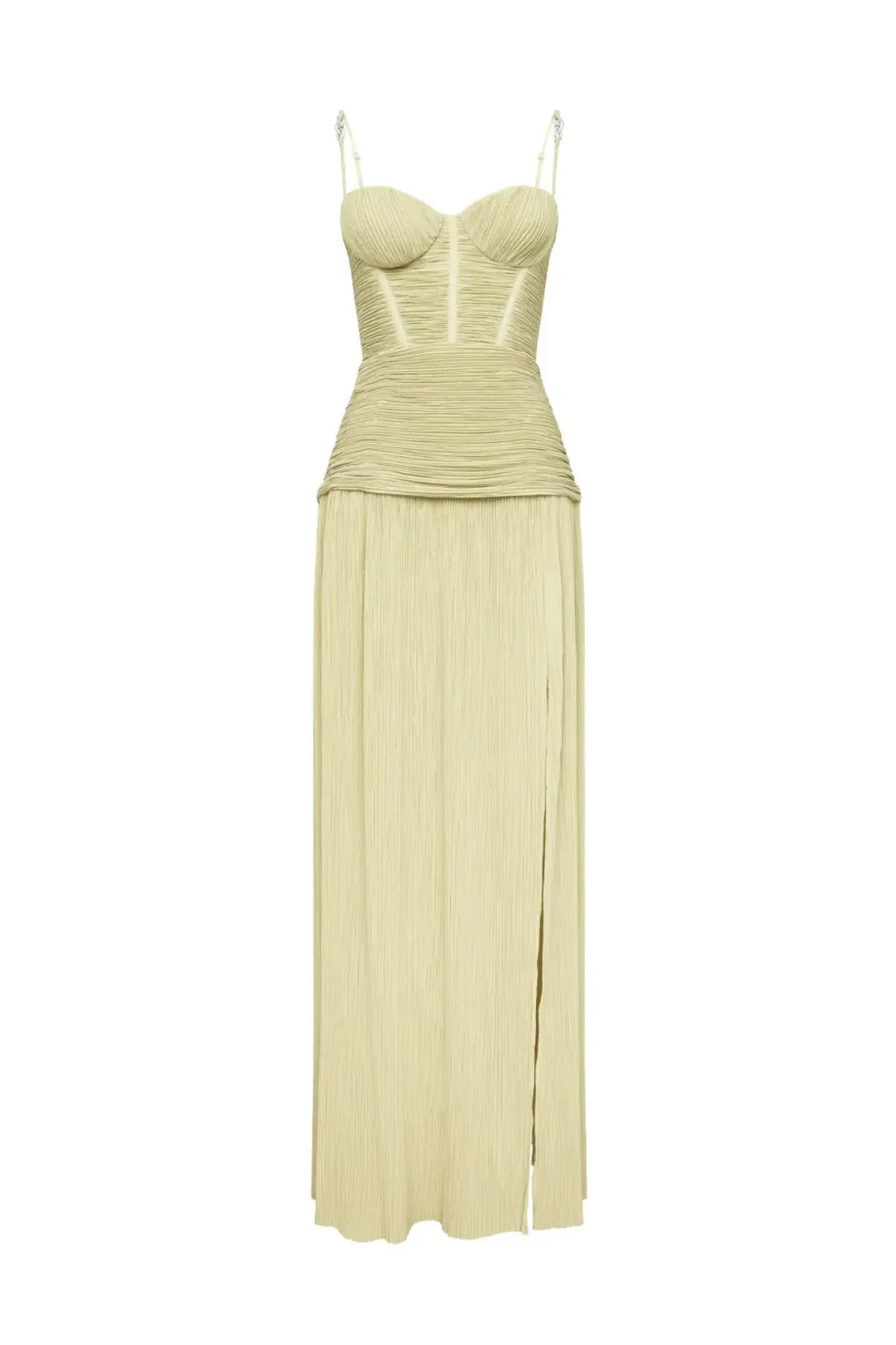 Manning Cartell Double Time Pleat Dress Pistachio Size 8 - Image 6