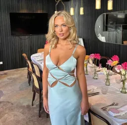 Bec & Bridge Diamond Days Strap Maxi Dress Cloud Blue Size 10 for rent on The Volte - image 2