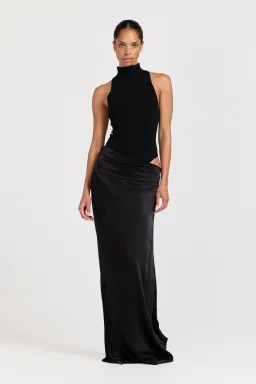 Henne Soraia Maxi Dress Black Size S / AU 8 for rent on The Volte - image 1