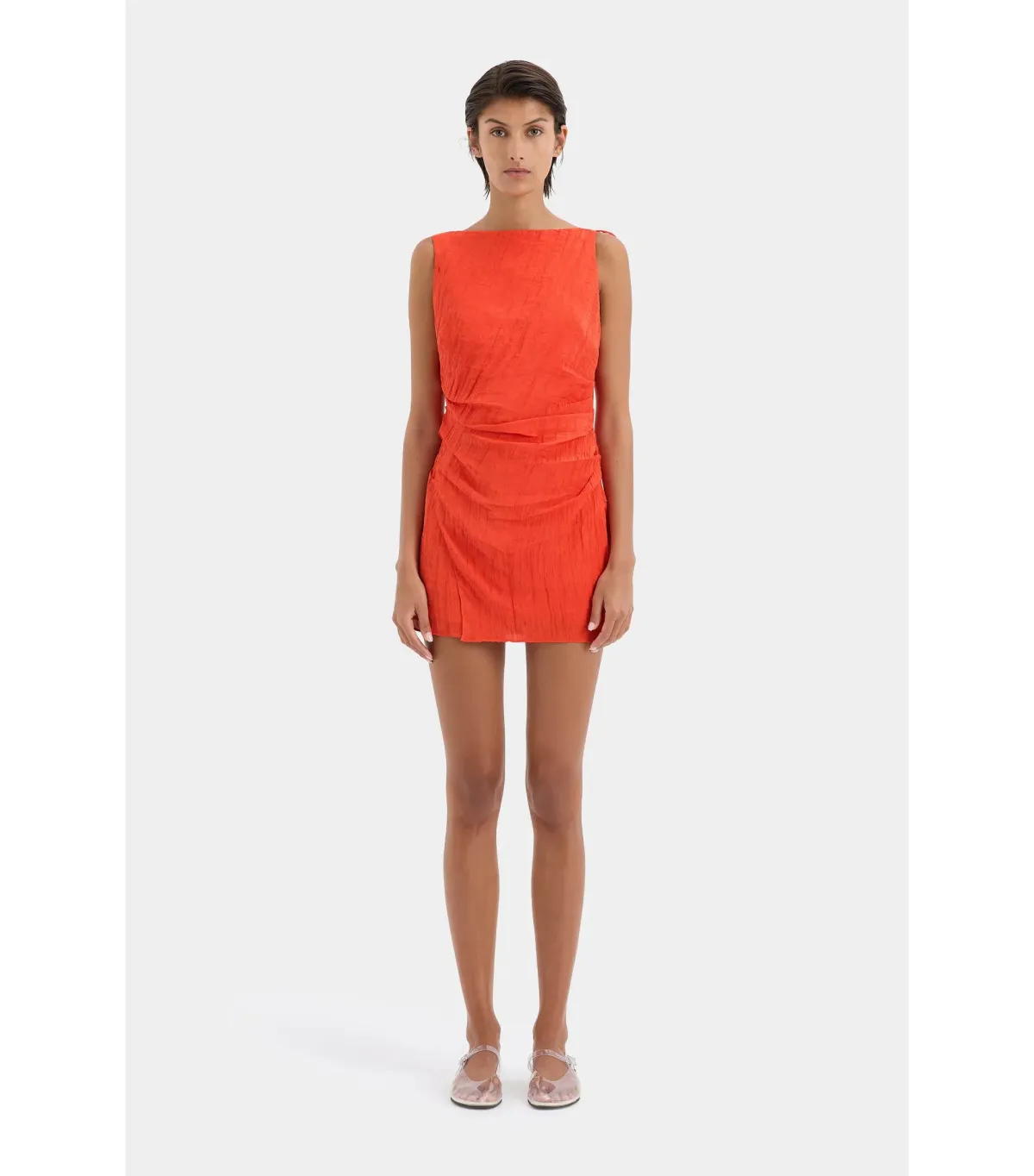 Sir the Label Ligeria Mini Dress in Tangerine Red Size 2 / AU 10 - Image 1