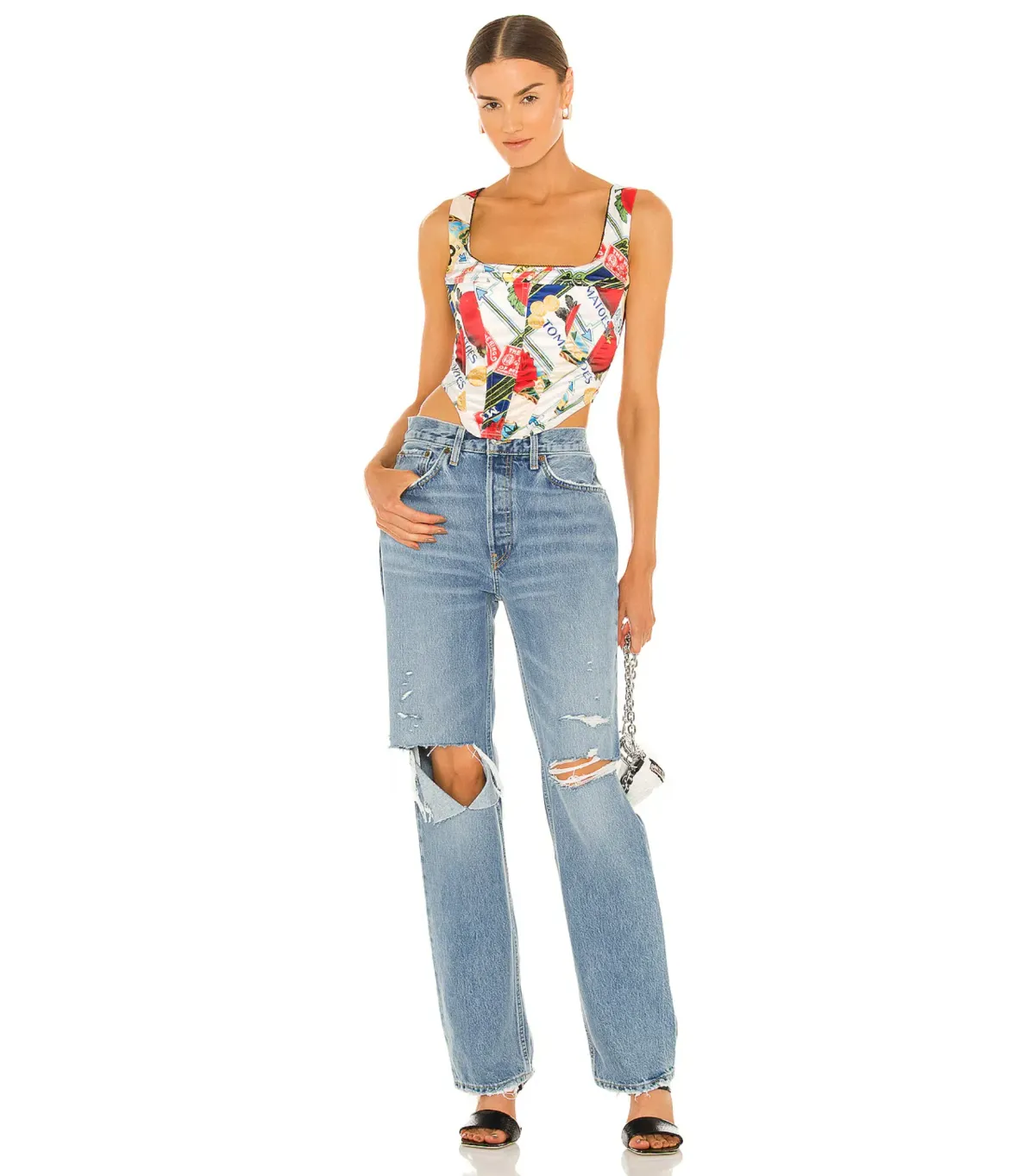 Miaou Campbell Corset in Figaro Size S / AU 8 - Image 1