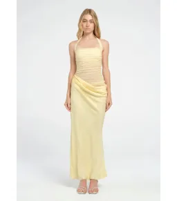 Benni Gina Maxi Dress Butter Yellow Size AU 10 for rent on The Volte - image 2