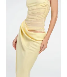Benni Gina Maxi Dress Butter Yellow Size AU 10 for rent on The Volte - image 4