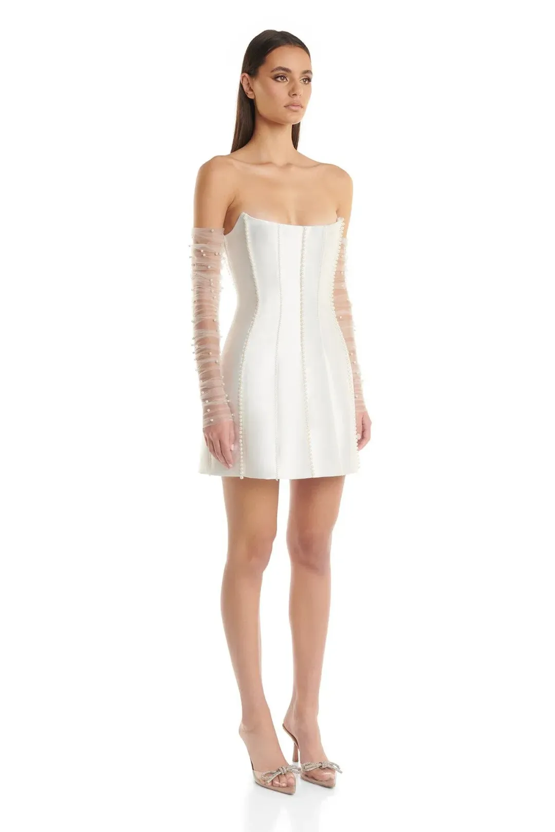 Eliya The Label Kayla Dress White Size 10 for rent on The Volte - main image