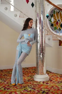 Deconduarte Ortigia Dress Powder Blue Size 8 / AU 6-8 for rent on The Volte - image 6