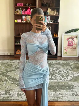Deconduarte Ortigia Dress Powder Blue Size 8 / AU 6-8 for rent on The Volte - image 7