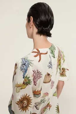 Alemais Sea Midi Dress Cream Size 16 for rent on The Volte - image 4