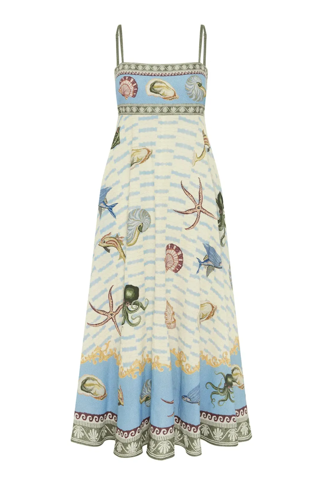 Alemais Bath House Sundress Print Size 16 for rent on The Volte - main image
