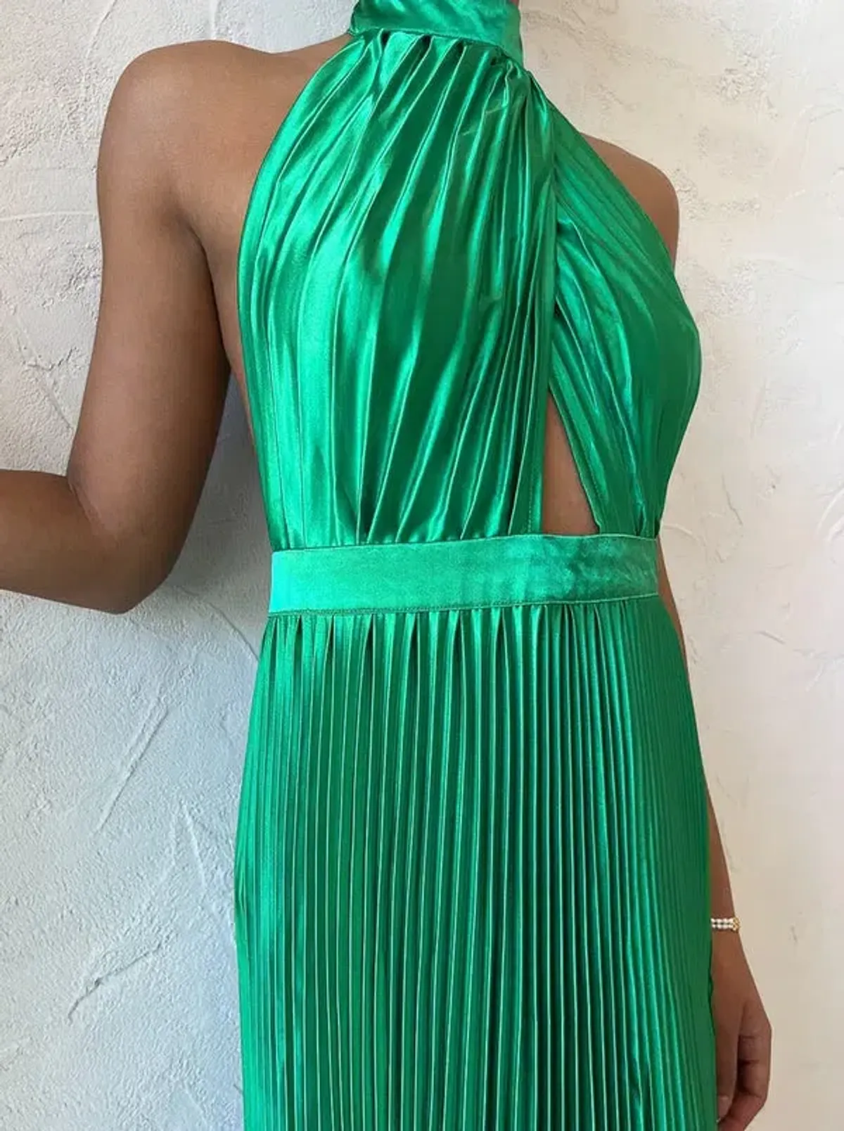 L'Idee Renaissance Gown in Bright Green Size AU 10 - Image 6