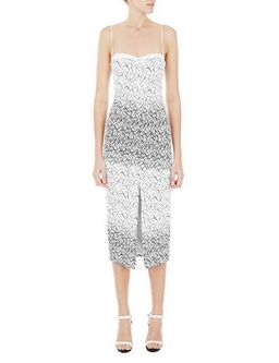 Manning Cartell Pins & Needles Sheath Midi Dress in Black/White Size 10 for rent on The Volte - image 1