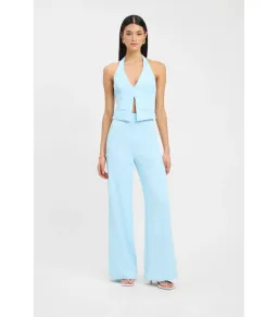 Kookai Oyster Backless Vest and Willow Pants Cloud Blue Size AU 6 for rent on The Volte - image 1