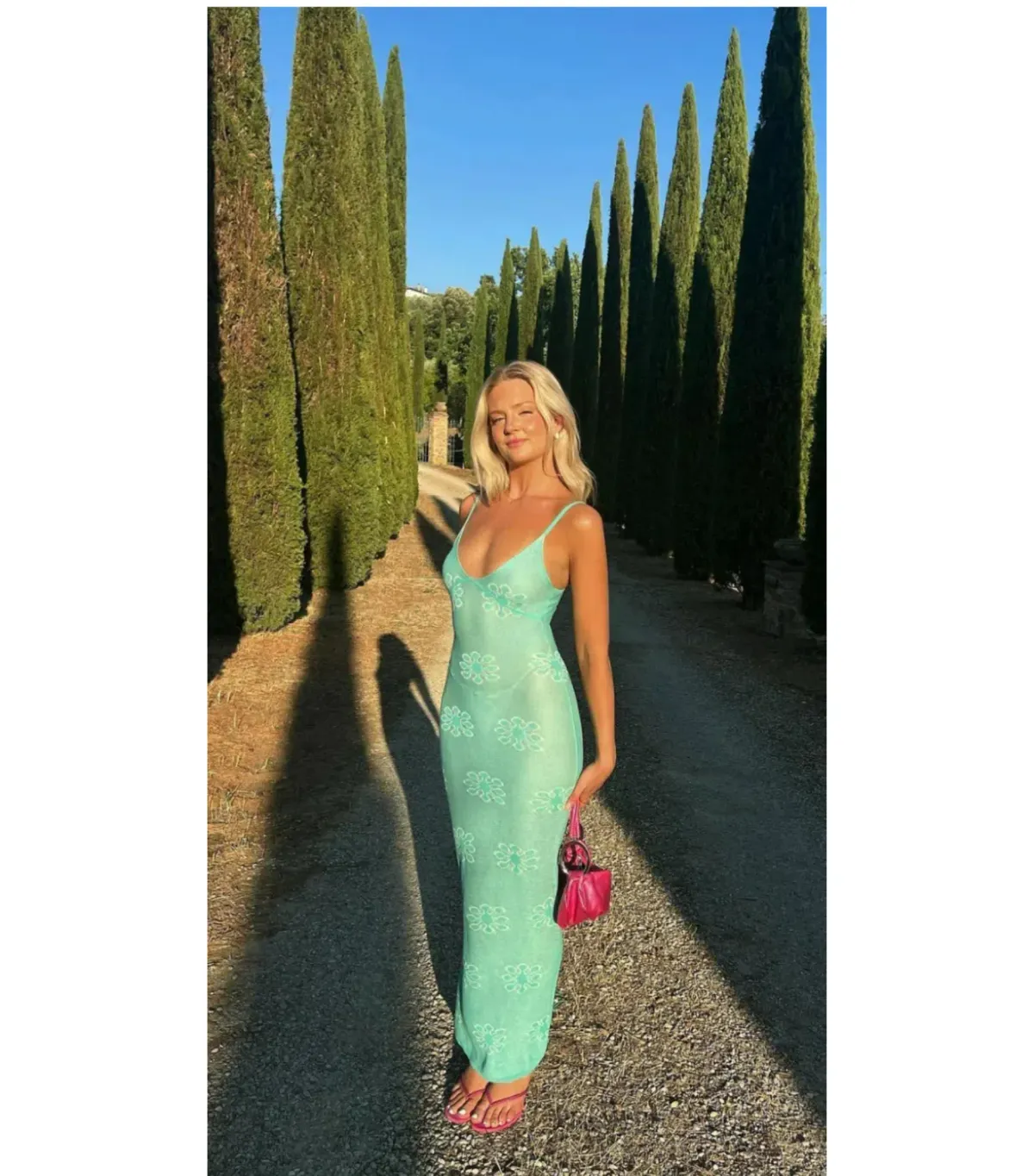 Asta Resort Delilah Dress in Aquamarine Size AU 8 - Image 3