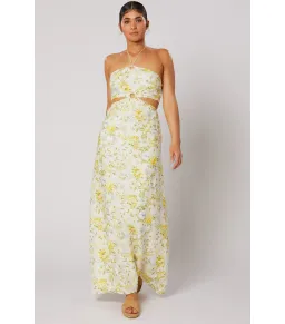 Winona Limette Maxi Dress Floral Size S / AU 8 for rent on The Volte - image 1