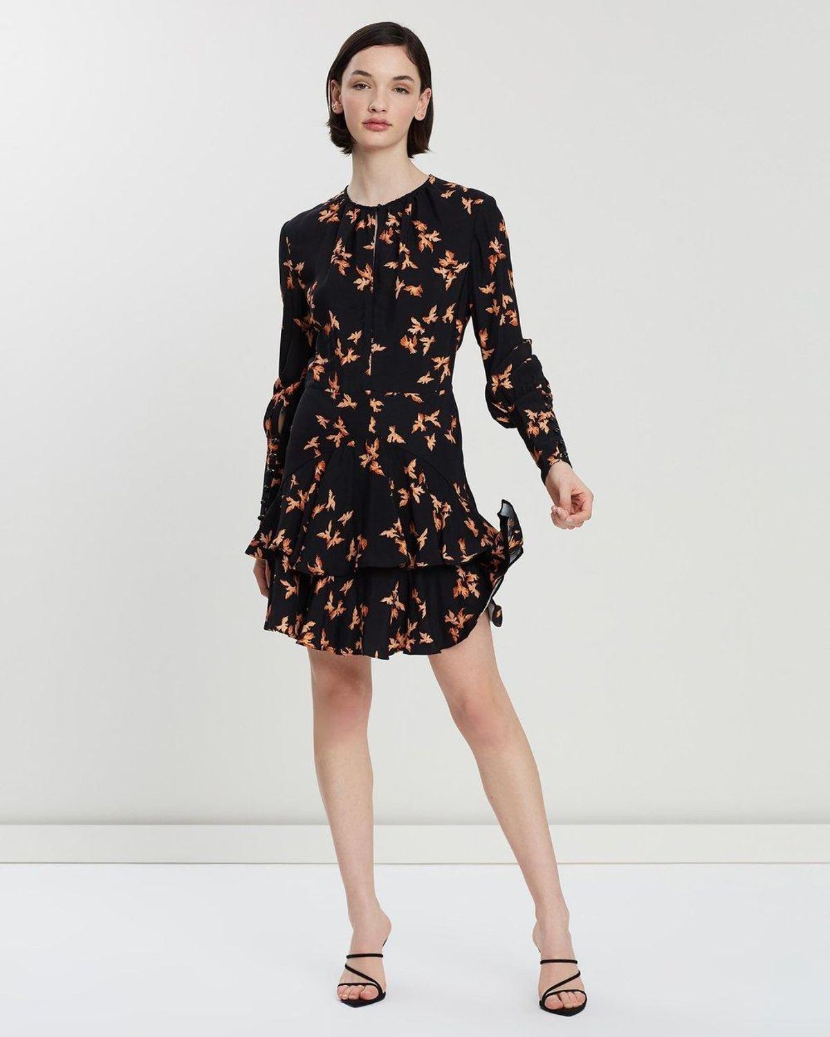 Lover the Label Dove Mini Dress Black Size 12 - Image 1