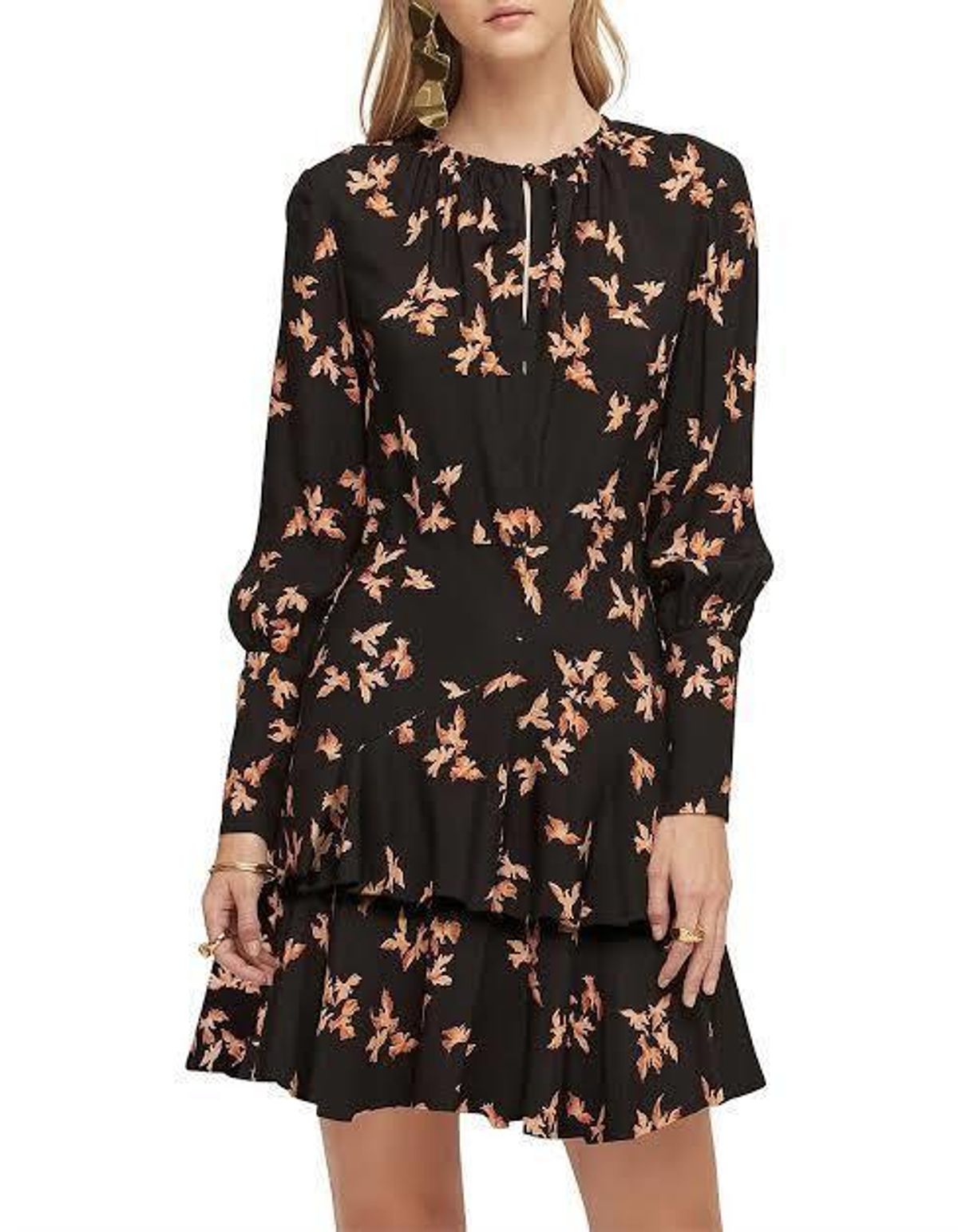 Lover the Label Dove Mini Dress Black Size 12 - Image 2