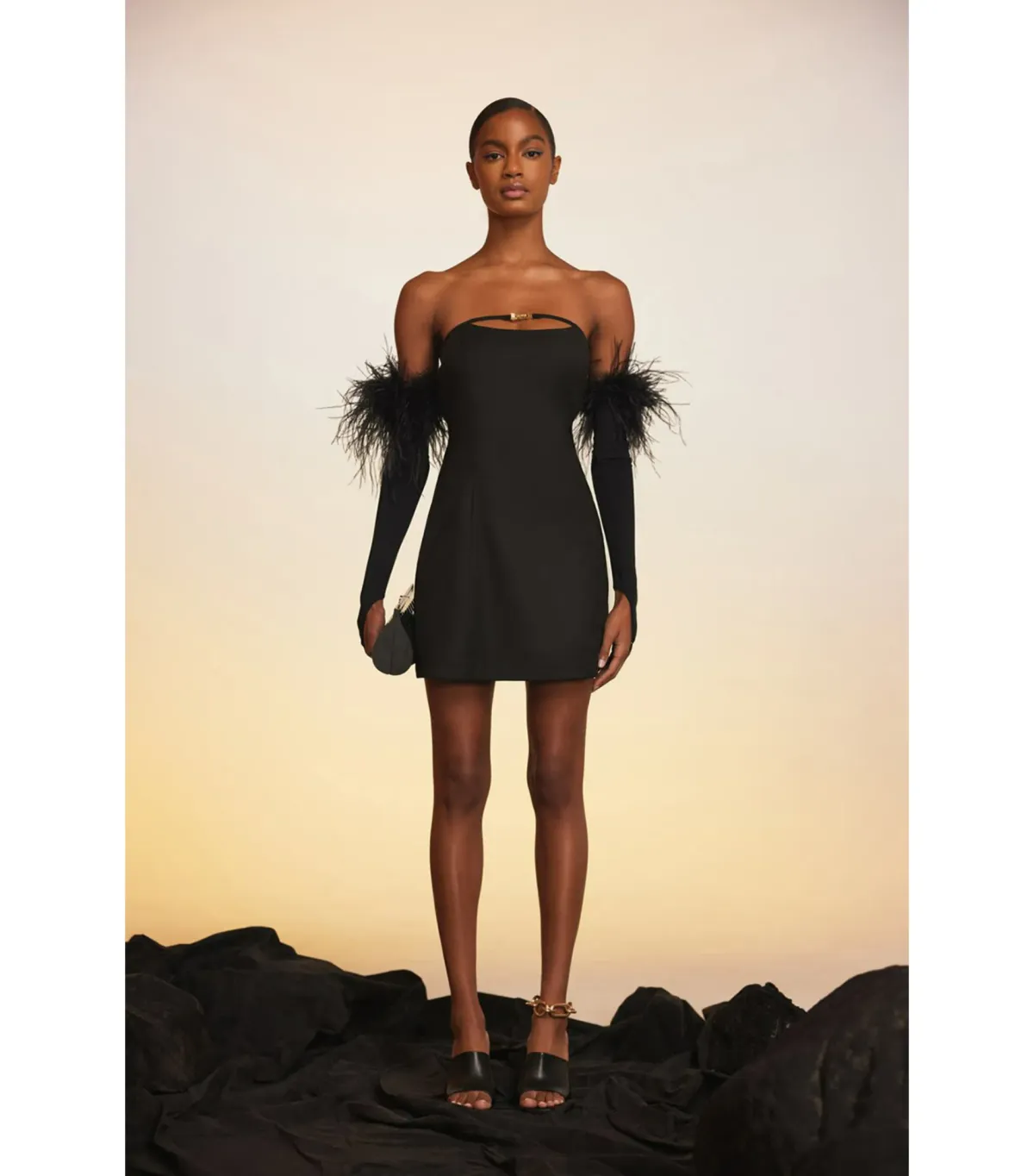 Cult Gaia Jaslene Dress Black Size AU 8 - Image 2