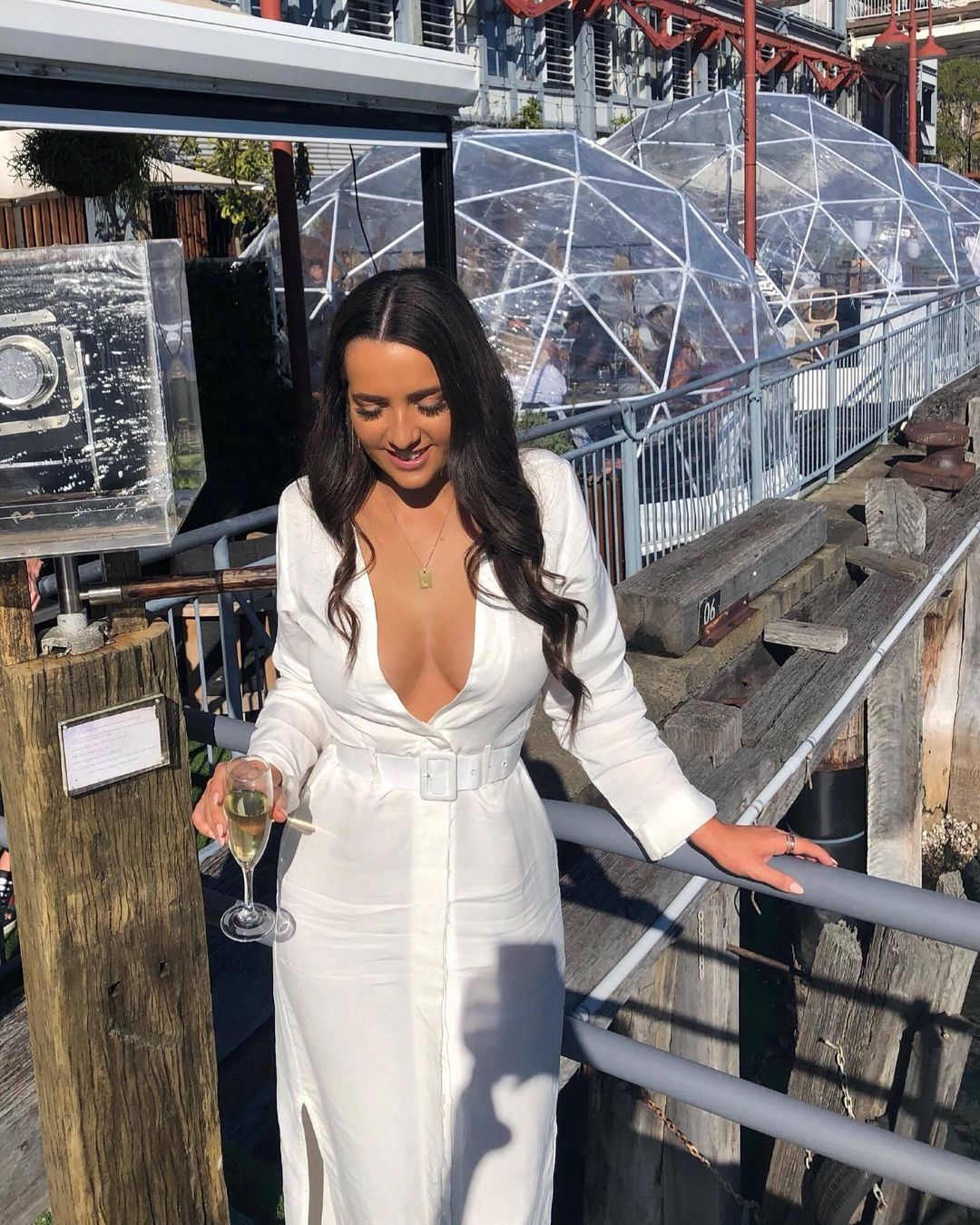 Sir The Label Emmanuel Midi Dress White | AU 10 for rent on The Volte - main image