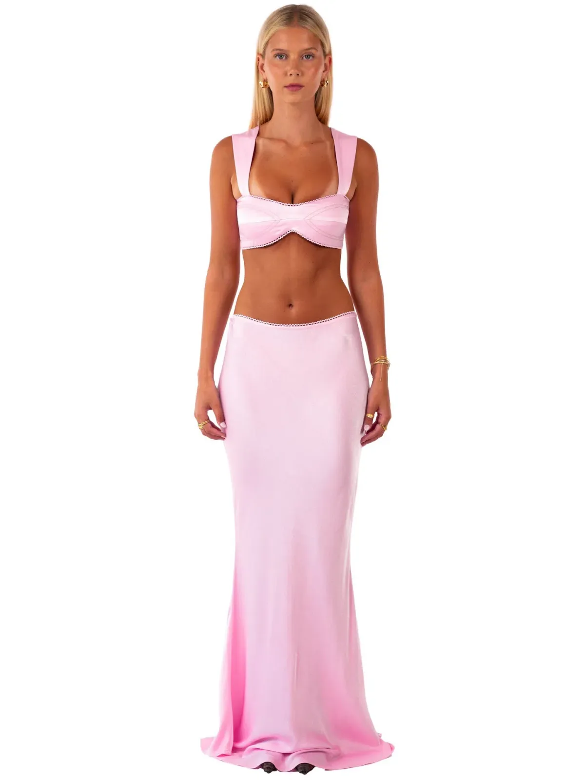 I Am Delilah Penelope Bralette and Maxi Skirt Set Quartz Size S / AU 8 - Image 1