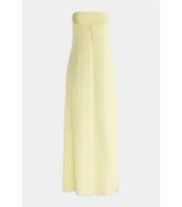 Venroy Beaded Strapless Maxi Dress in Pastel Yellow Size AU 8 for rent on The Volte - image 6