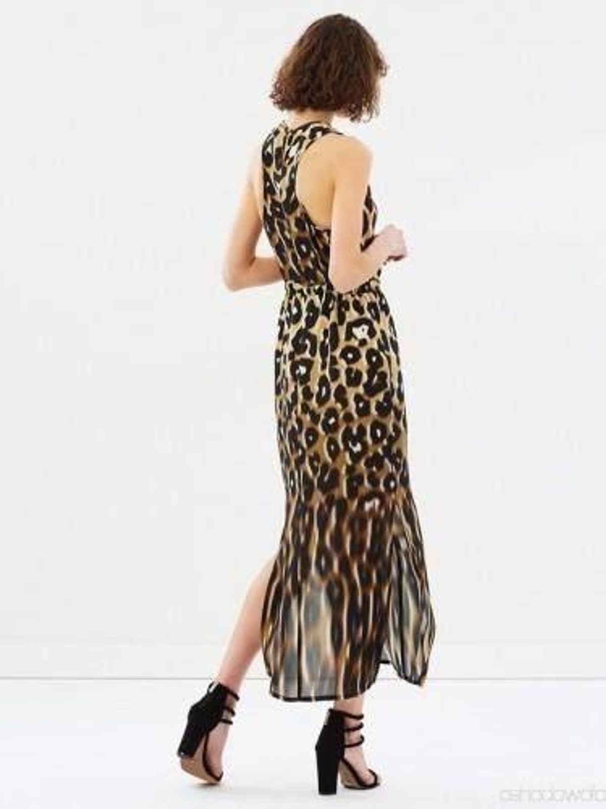 Manning Cartell Born Free Animal Print Maxi Dress Size 10 - Image 3