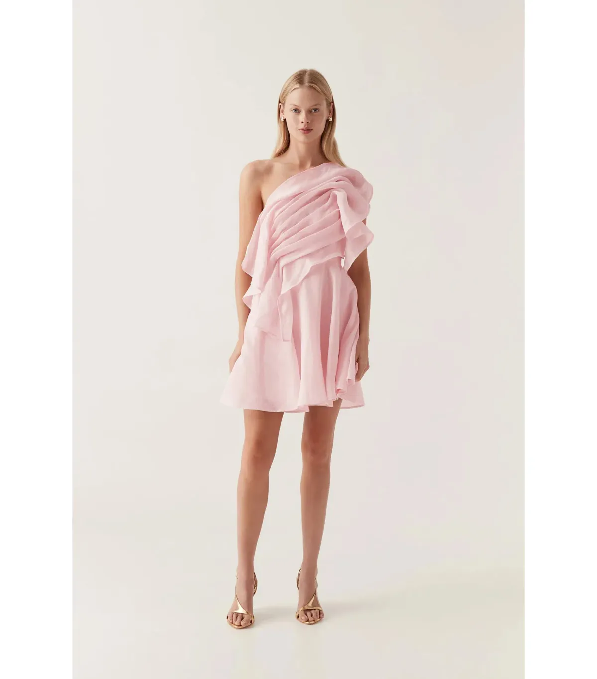 Aje Genesis Mini Dress Soft Pink Size AU 8 - Image 1