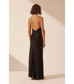 Shona Joy Lydie Chain Halter Neck Dress Black Size AU 8 for rent on The Volte - image 5