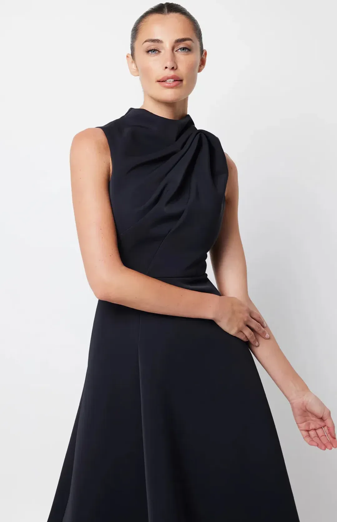 Mossman Cosmic Maxi Dress Navy Size 10 for rent on The Volte - main image