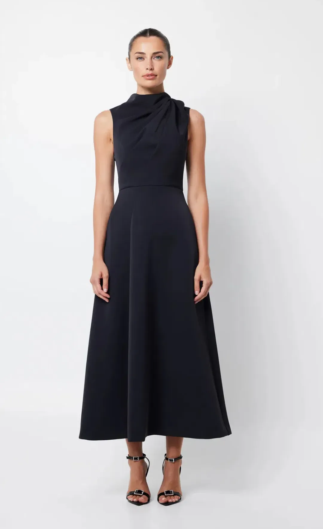 Mossman Cosmic Maxi Dress Navy Size 10 for rent on The Volte - main image