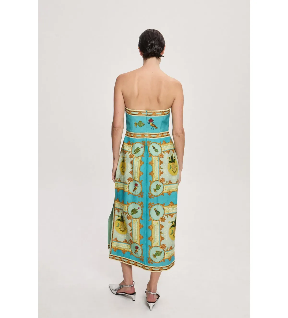 Alemais La Musica Midi Dress Print Size 8 - Image 2