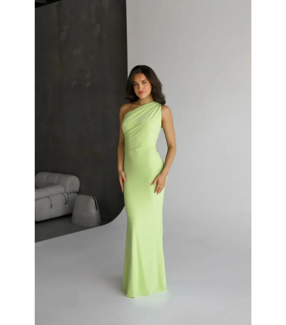 Natalie Rolt Fabienne Gown Citron Size 1 / AU 8 - Image 1
