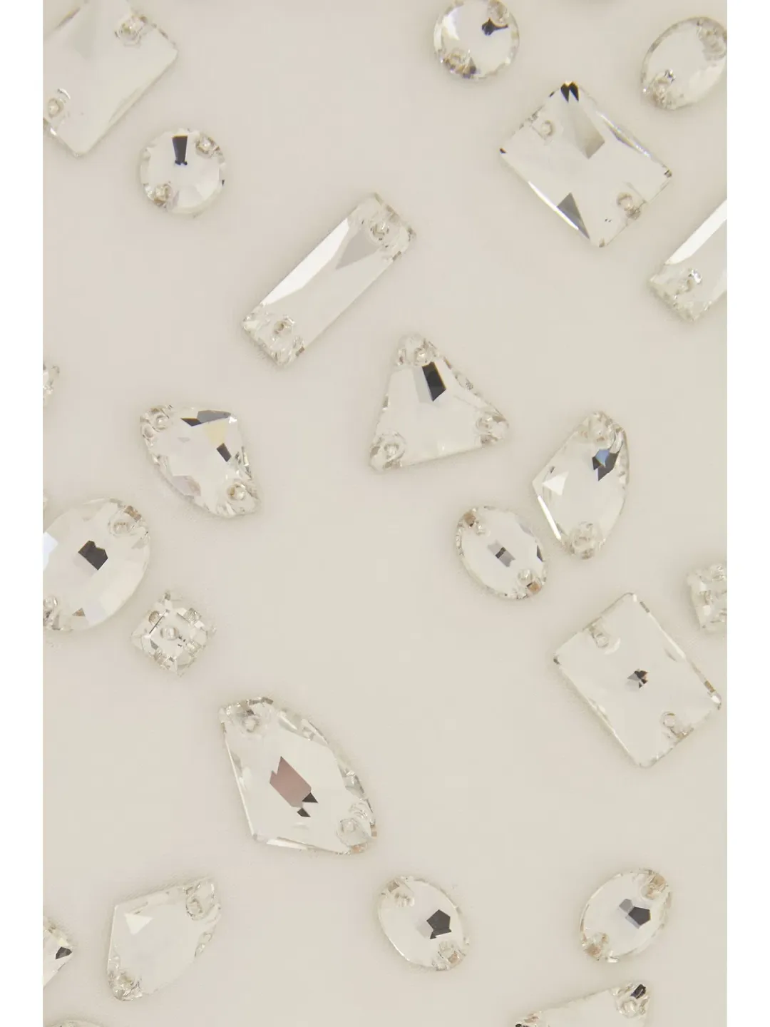 16Arlington Blaise Strapless Crystal Embellished Satin Mini Dress White Size 10 for rent on The Volte - main image