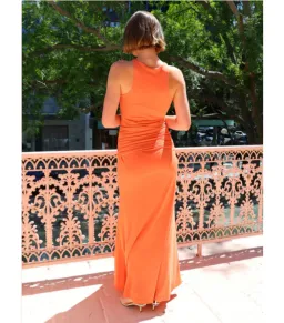 By Nicola Charli Sarong Dress in Sunset Size S / AU 8 for rent on The Volte - image 3