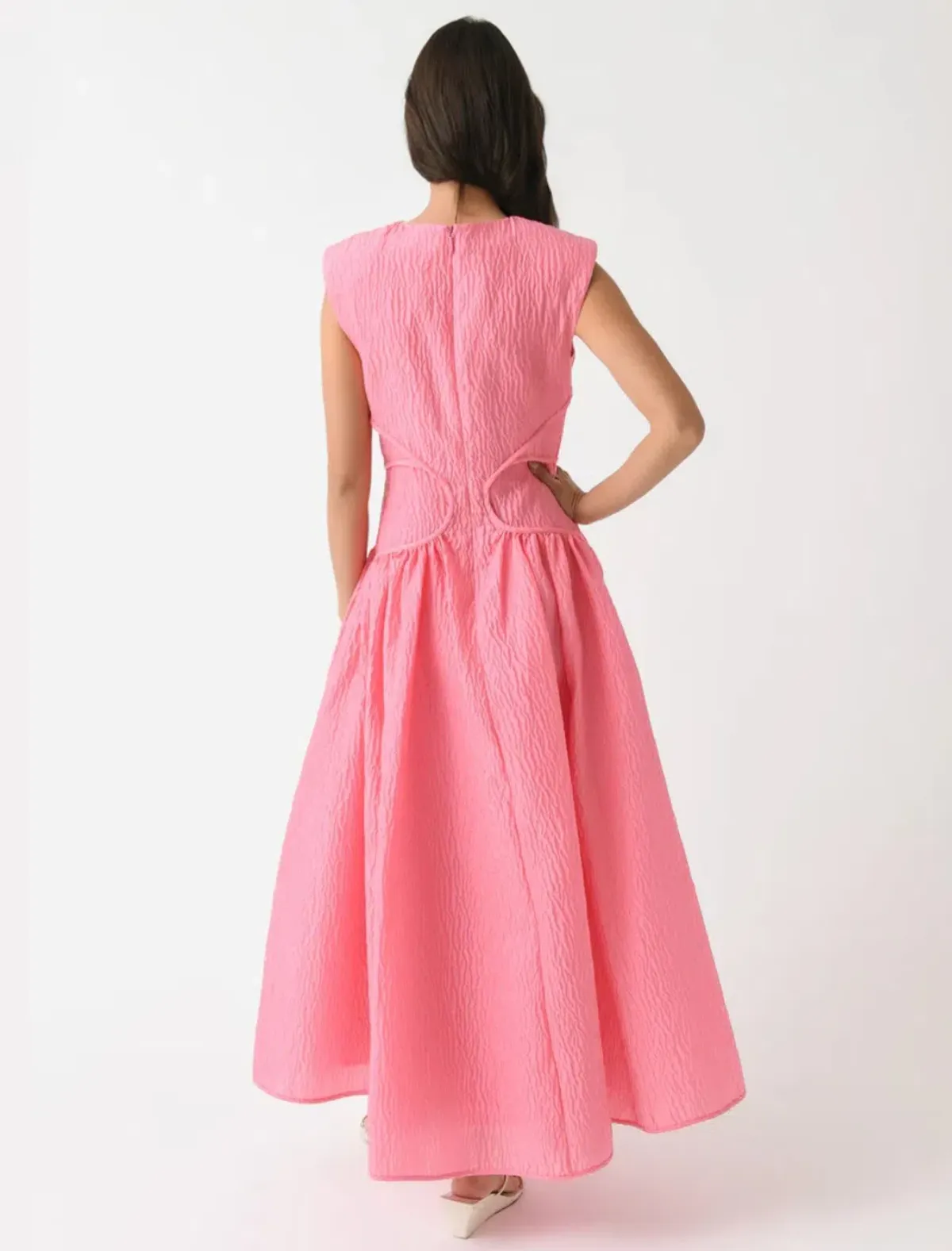 Rachel Gilbert Celia Dress Pink Size 4 / AU 14 - Image 4