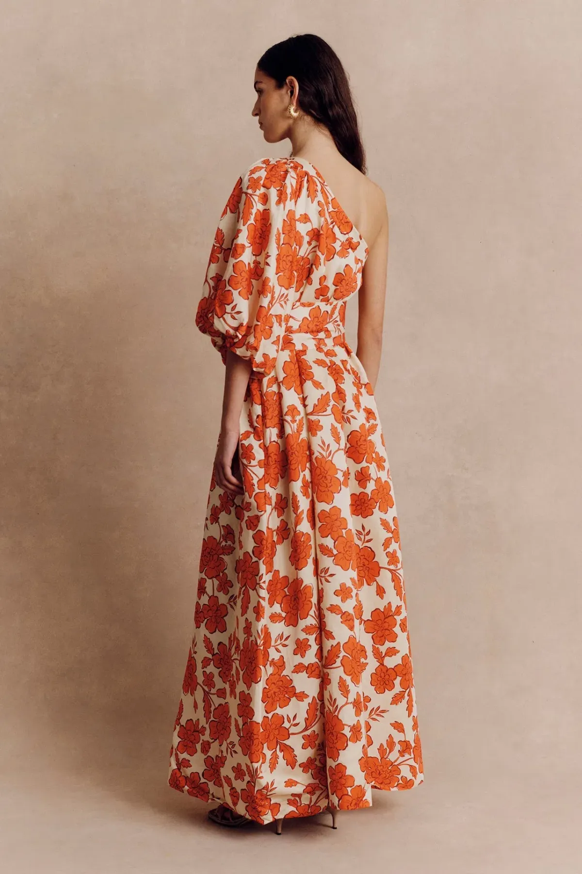 Hansen and Gretel Carmen One Shoulder Floral Maxi Dress Wild Flower Size M / AU 12 - Image 3