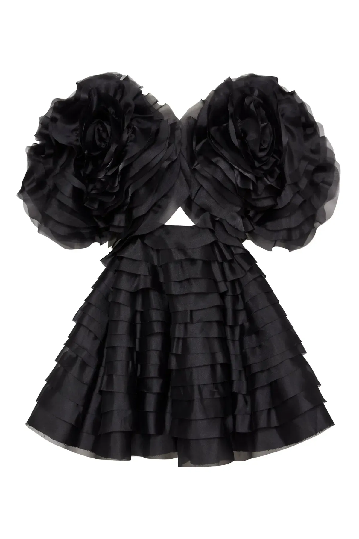 Aje Amour Ruffle Mini Dress Black Size 8 - Image 5