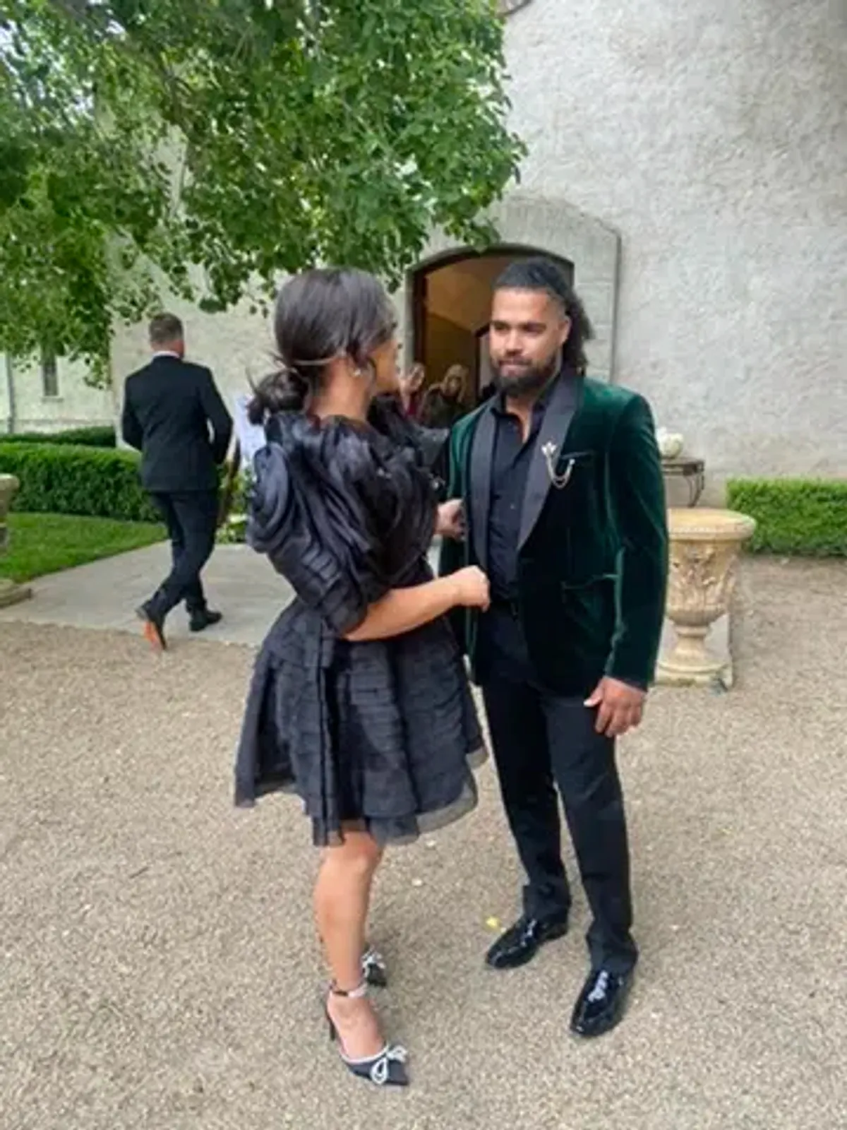 Aje Amour Ruffle Mini Dress Black Size 8 - Image 7