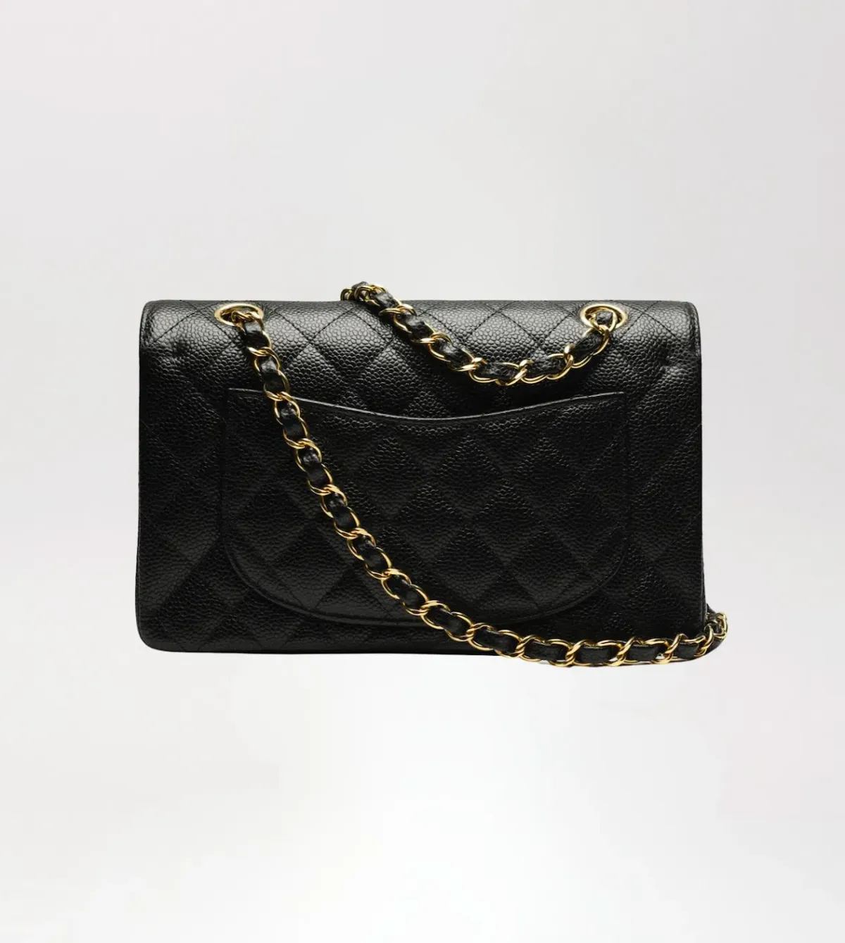 Chanel Classic Black Small Flap Handbag - Image 2