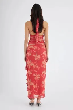 Benni Penelope Maxi Dress in Hibiscus Floral Size 8 for rent on The Volte - image 3