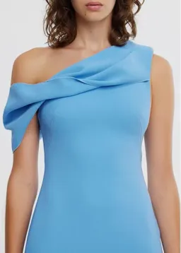 Acler Ashford Maxi Dress in Capri Blue Size 12 for rent on The Volte - image 4