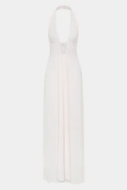 MISHA Jennifer Cupro Maxi Dress Ivory Size 4/XXS for rent on The Volte - image 6