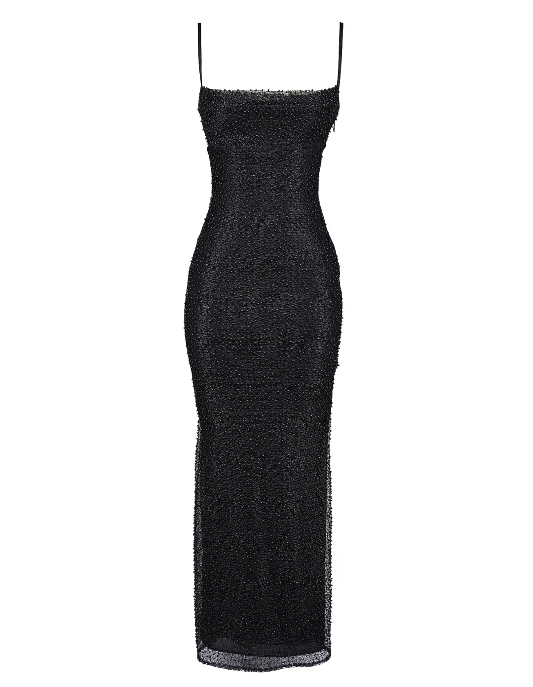 House of CB Calla Embellished Maxi Dress Black Size for rent on The Volte - main image