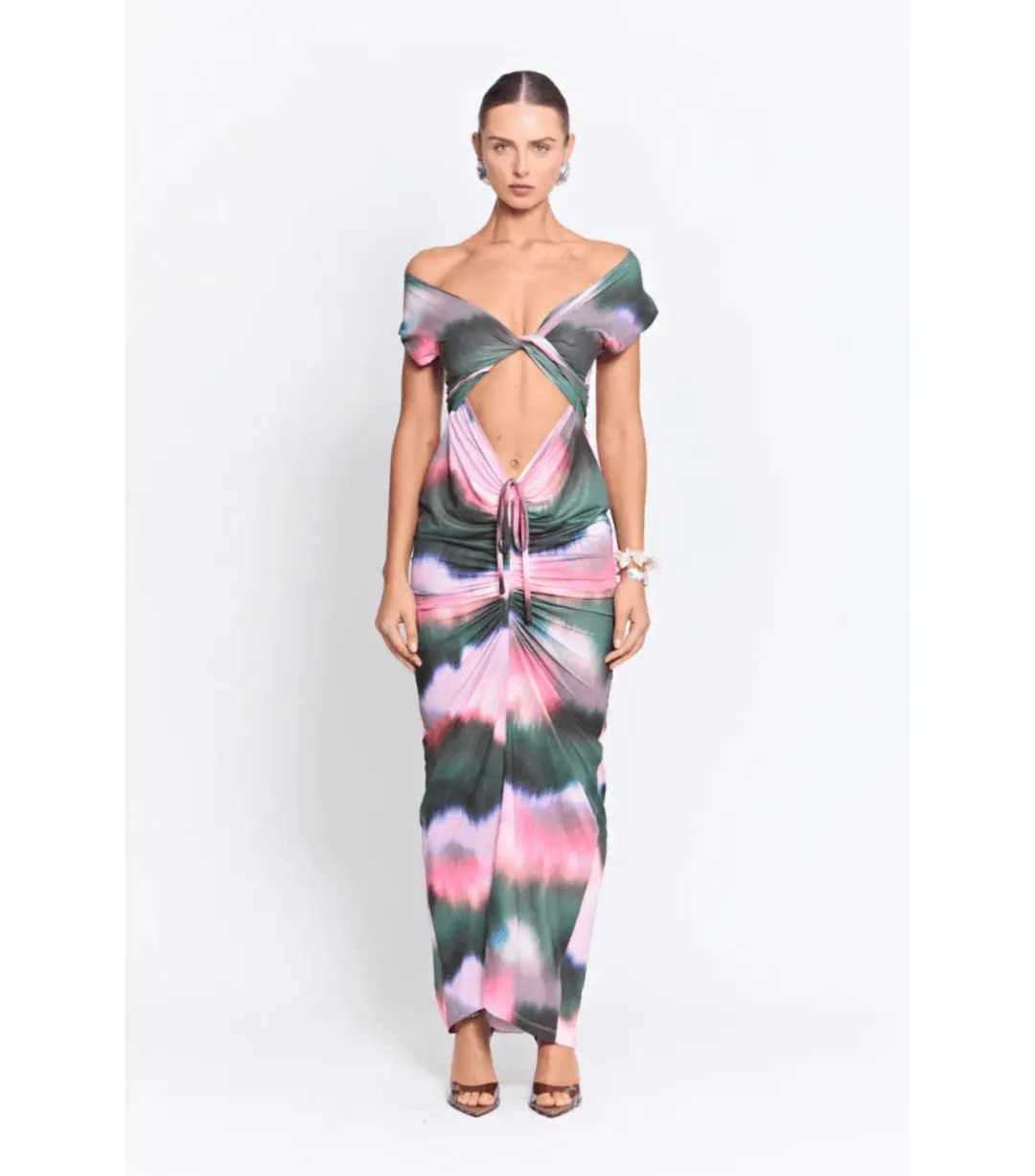 Pfeiffer Maxi Dress Pink Haze Size XS / AU 6 for rent on The Volte - main image