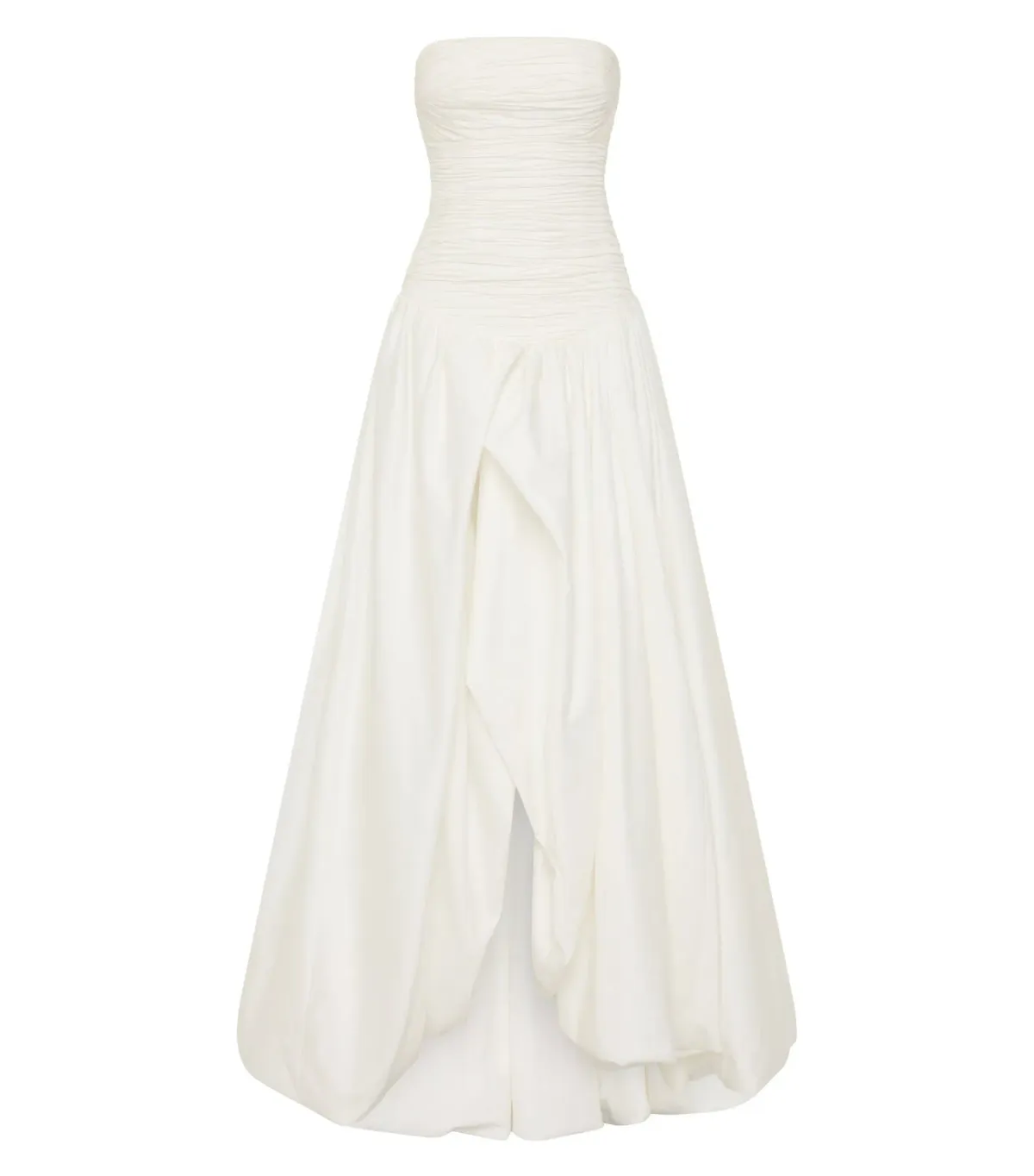 Aje Violette Bubble Hem Maxi Dress in Ivory Size AU 6 - Image 4