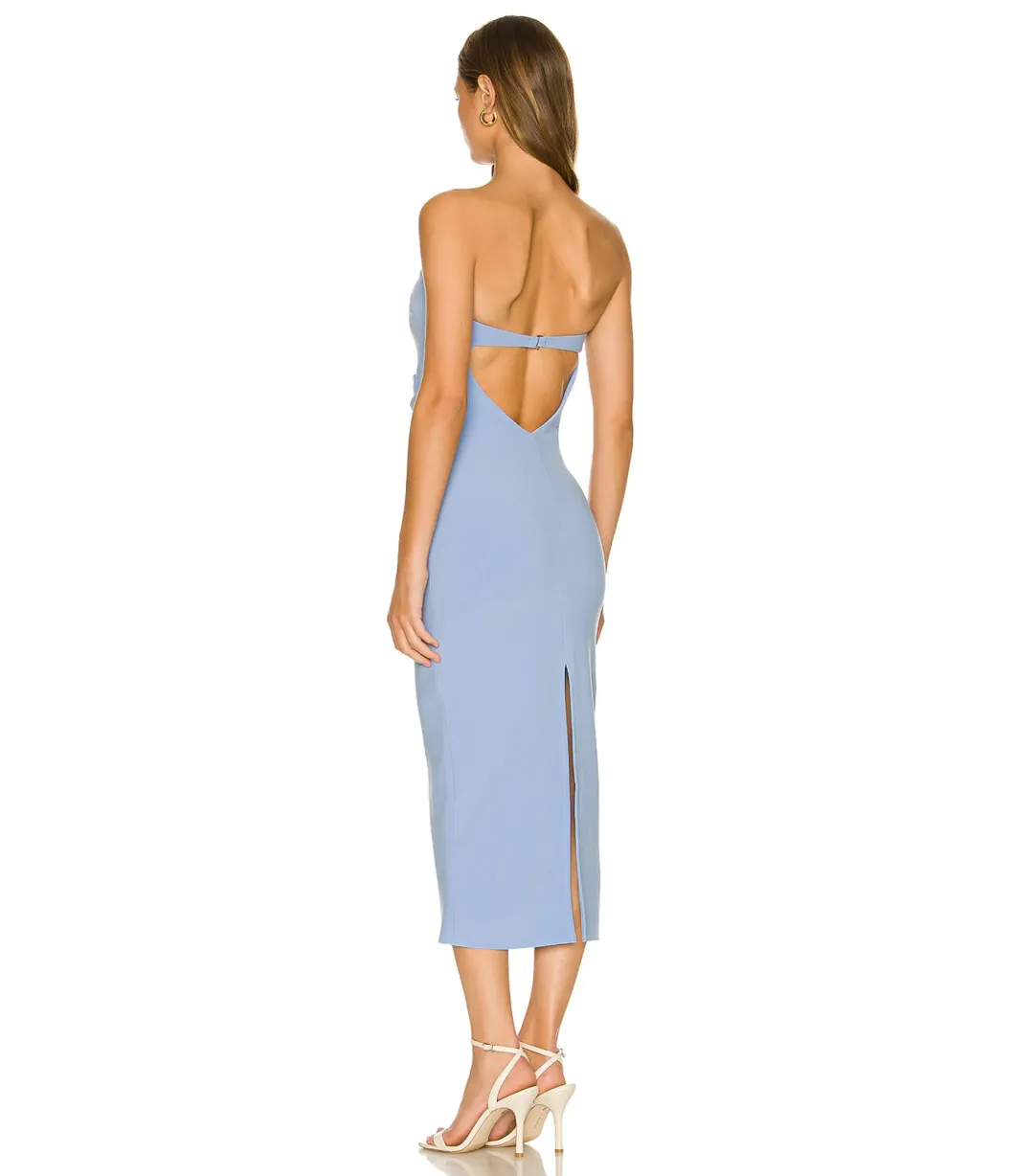 Bec & Bridge Noa Midi Dress Sky Blue Size AU 10 for rent on The Volte - main image