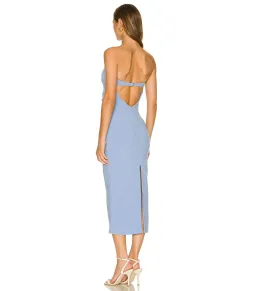 Bec & Bridge Noa Midi Dress Sky Blue Size AU 10 for rent on The Volte - image 3