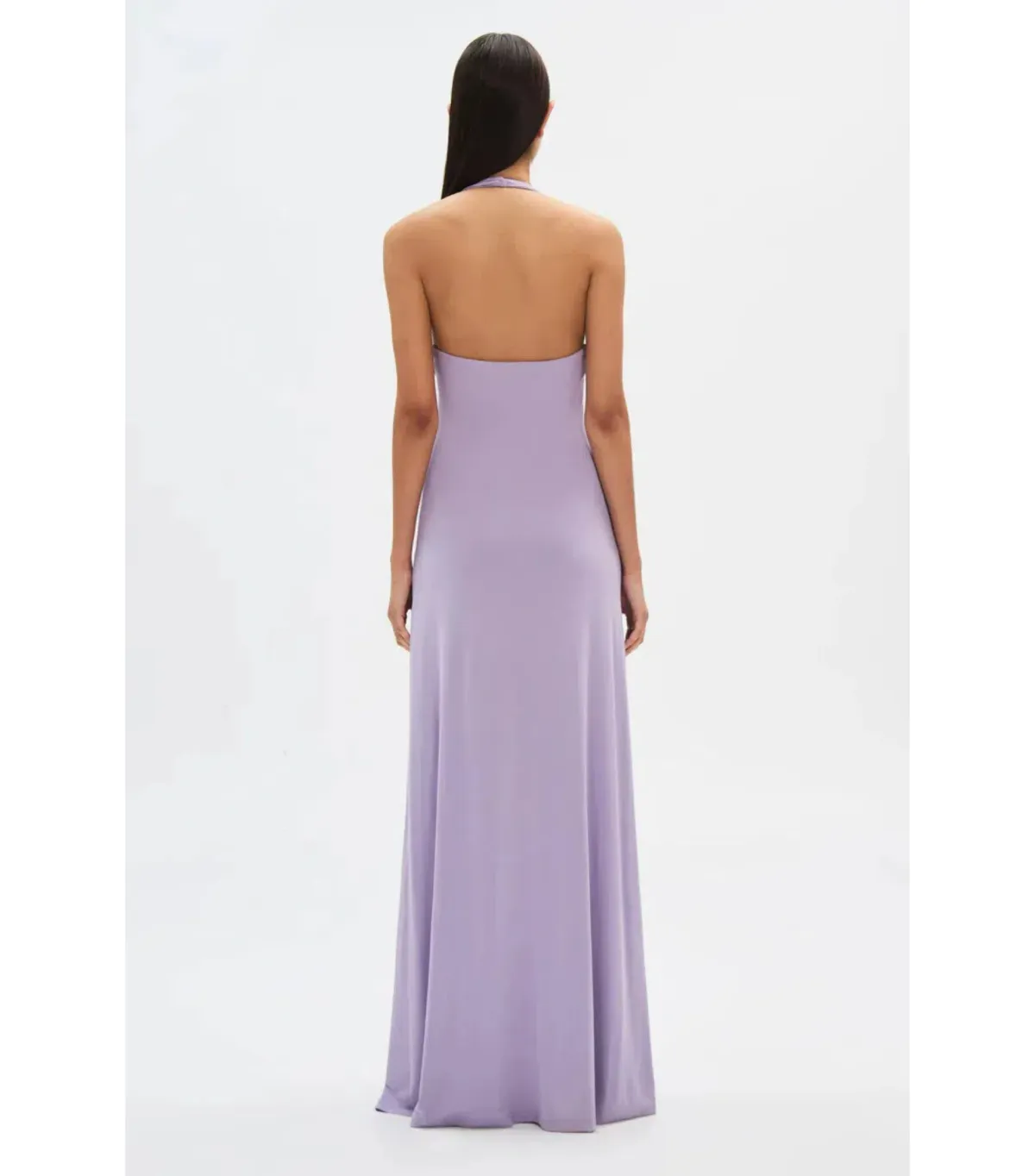 Misha Jennifer Cupro Maxi Dress in Lilac Size 6/XS - Image 2