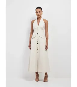 Sheike Shai Maxi Dress Cream Size AU 8 for rent on The Volte - image 1