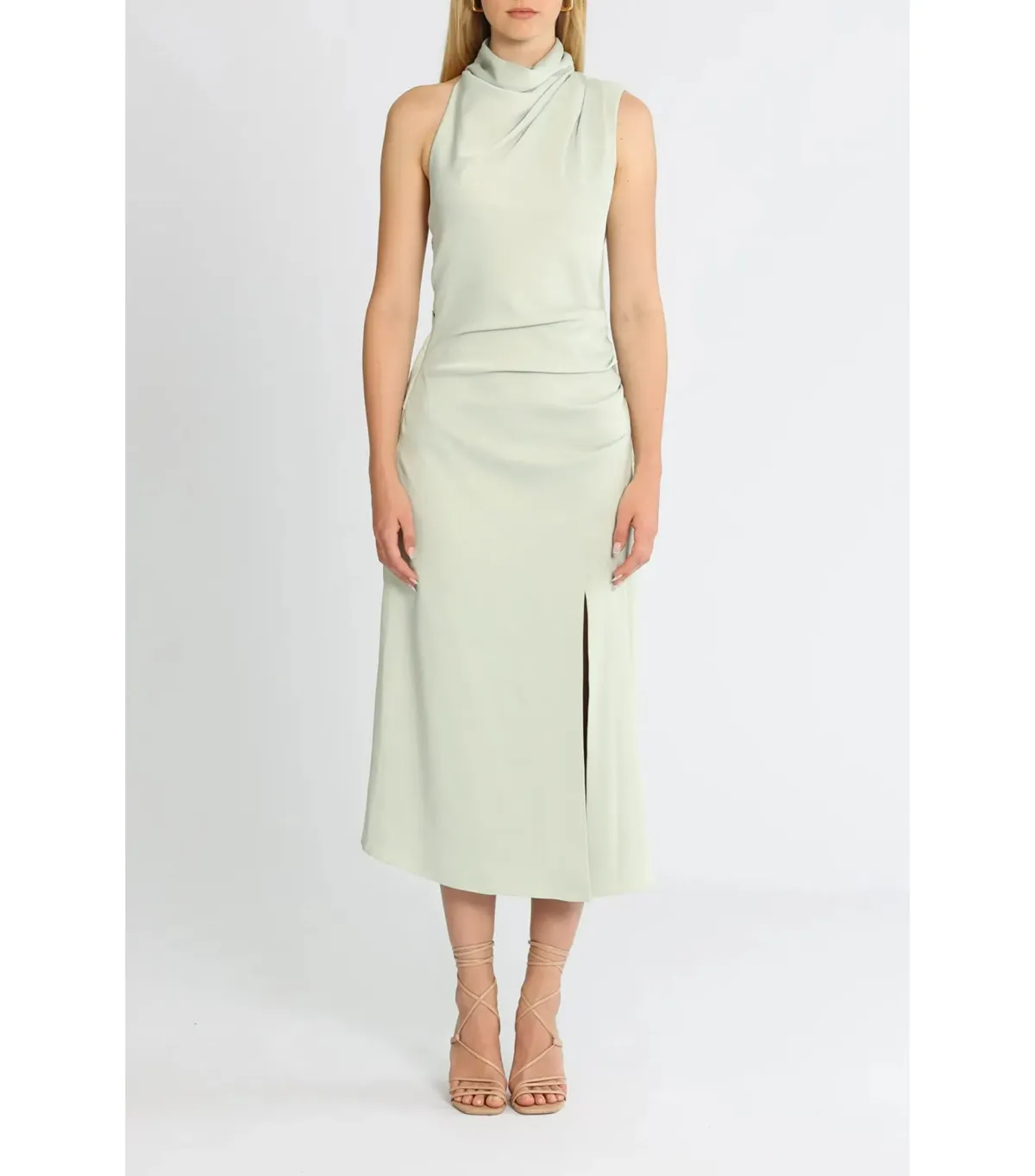 MISHA Robbia Dress Dusty Jade Size 6 - Image 1